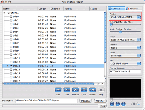 Xilisoft DVD Ripper per Mac