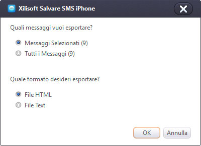 Come Salvare SMS iPhone su PC