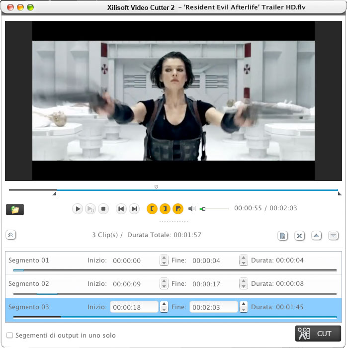 Xilisoft Video Cutter per Mac